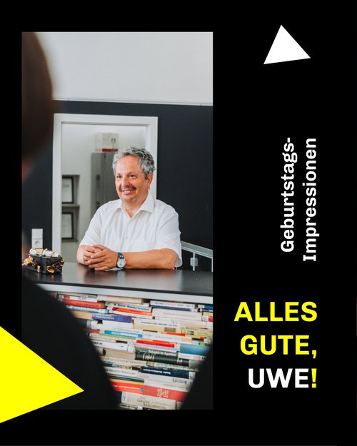 Wir stellen fest: An manchen Tagen sind unsere Geburtstagsständchen einfach schlechter, als an anderen.
Sorry, Uwe! Wir...