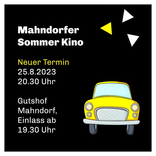 Wiedersehen mit SCHORSCH 🙂

Anders als im Stadtmagazin MARTINI angekündigt, findet der Open-Air-Filmabend mit GO TRABI...
